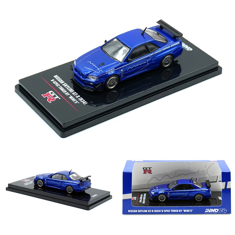 Nissan Skyline GT-R R34 V Spec 1:64 Diecast