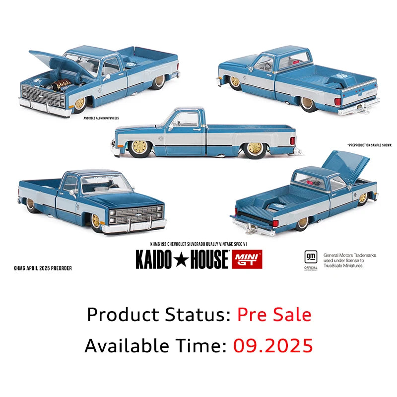 Ready to Ship Khmg 192 1 64 Chevrolet Silverado Dually 1:64 Diecast