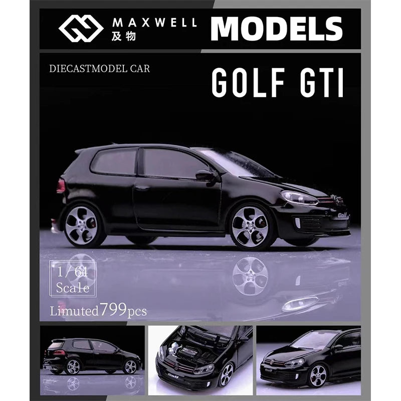 Volkswagen Golf GTI MK6 VI VAG BBS Maxwell 1:64 Scale Diecast Model Car