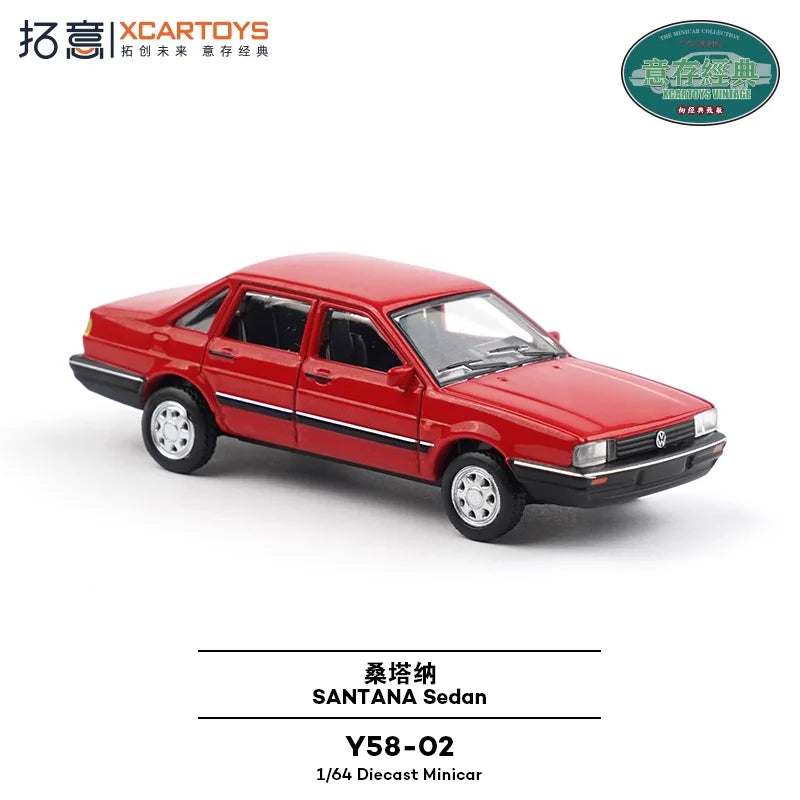 XCARTOYS Santana Sedan 1 64 Metal Plastic Parts Y58 02 1:64 Diecast