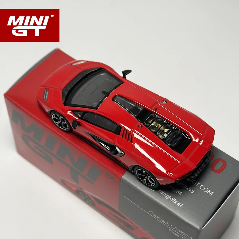 MINI GT 1 64 Countach Lpi 800 4 Rosso Mars Red 1:64 Diecast