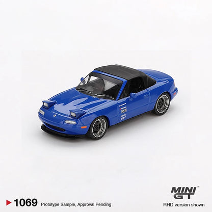 MINI GT Mazda Miata MX-5 NA Tuned Version Dark 1:64 Diecast