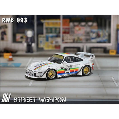 Sw 1 64 RWB 993 Rotana Race Track Diorama Street 1:64 Diecast
