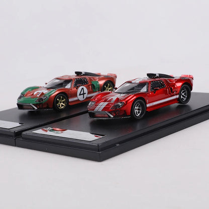 Rm 1 64 Gt40 Racing Openable Magnetic Engine 1:64 Diecast