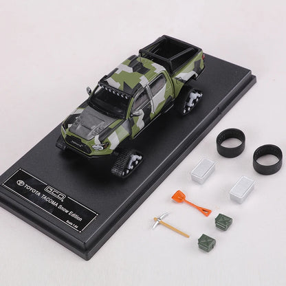 GCD 1 64 Tacoma Snow Includes Accessories 1:64 Diecast