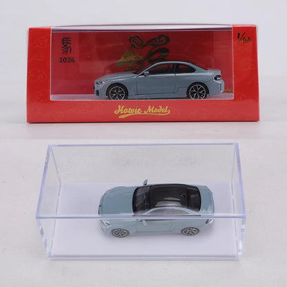 Howie 1 64 M2 G87 Gray Display Piece 1:64 Diecast