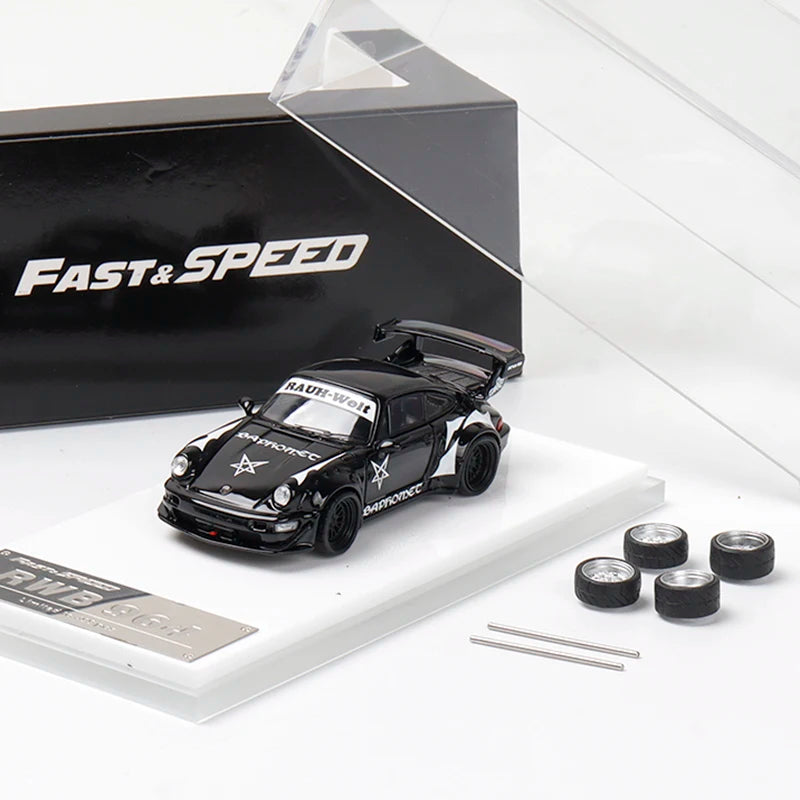 Porsche Rauh-Welt RWB 964 FS Model modelbil 1:64