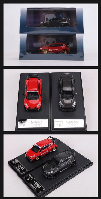 Premium ET Fuji GR Yaris Pandem 1:64 Scale Diecast Model Car - Image 5