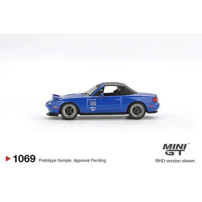 Mazda MINIGT Stock 1069 Miata MX5 1:64 Scale Diecast Model Car - Detail