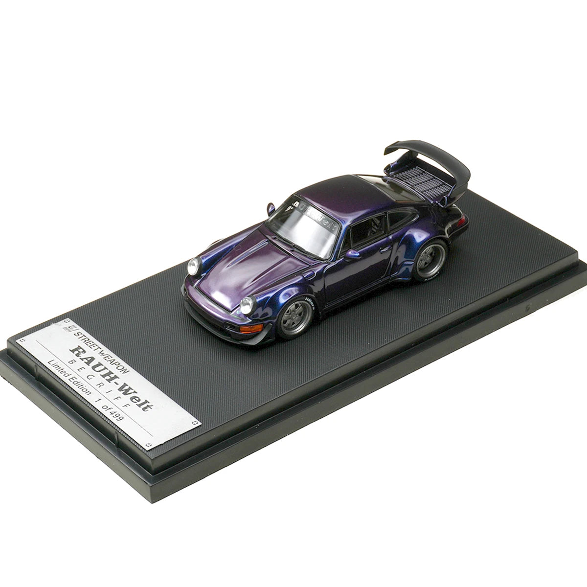 Porsche RWB 964 Matte Silver 1:64 Diecast