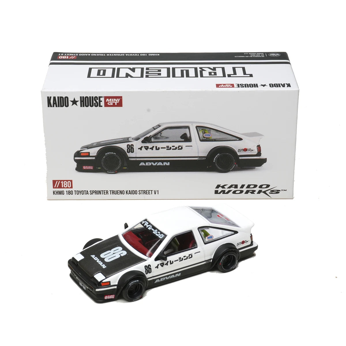 Honda KHMG AE86 Sprinter Trueno IMAIRACING 1:64 Scale Diecast Model Car - Image 8