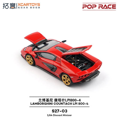 XCARTOYS Pop Race Countach Lpi 800 4 7 6:64 Diecast