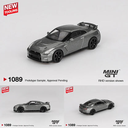 MINI GT 1089 1 64 Nissan GT-R R35 2013 Dark Metal 1:64 Diecast