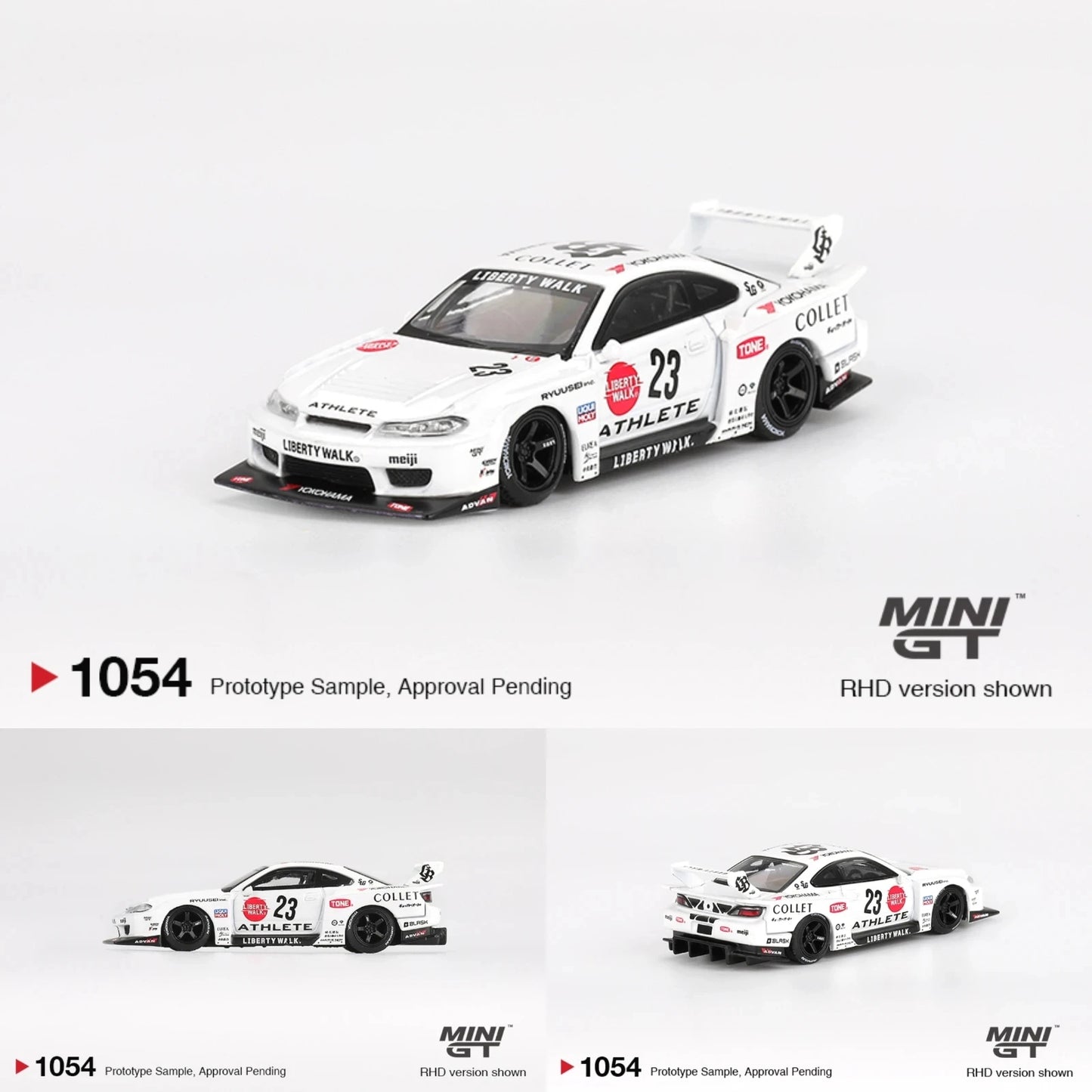 MINI GT Lbwk 1 64 Lamborghini Lb Silhouette Murcielago Countach Abarth 1:64 Diecast
