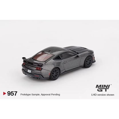 MINI GT 957 1 64 Ford Mustang Dark Horse 2024 Carbonized 1:64 Diecast