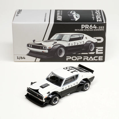 Pop Race 1 64 Clk GT-R D2 GT-R R32 Kpgc10 1:64 Diecast