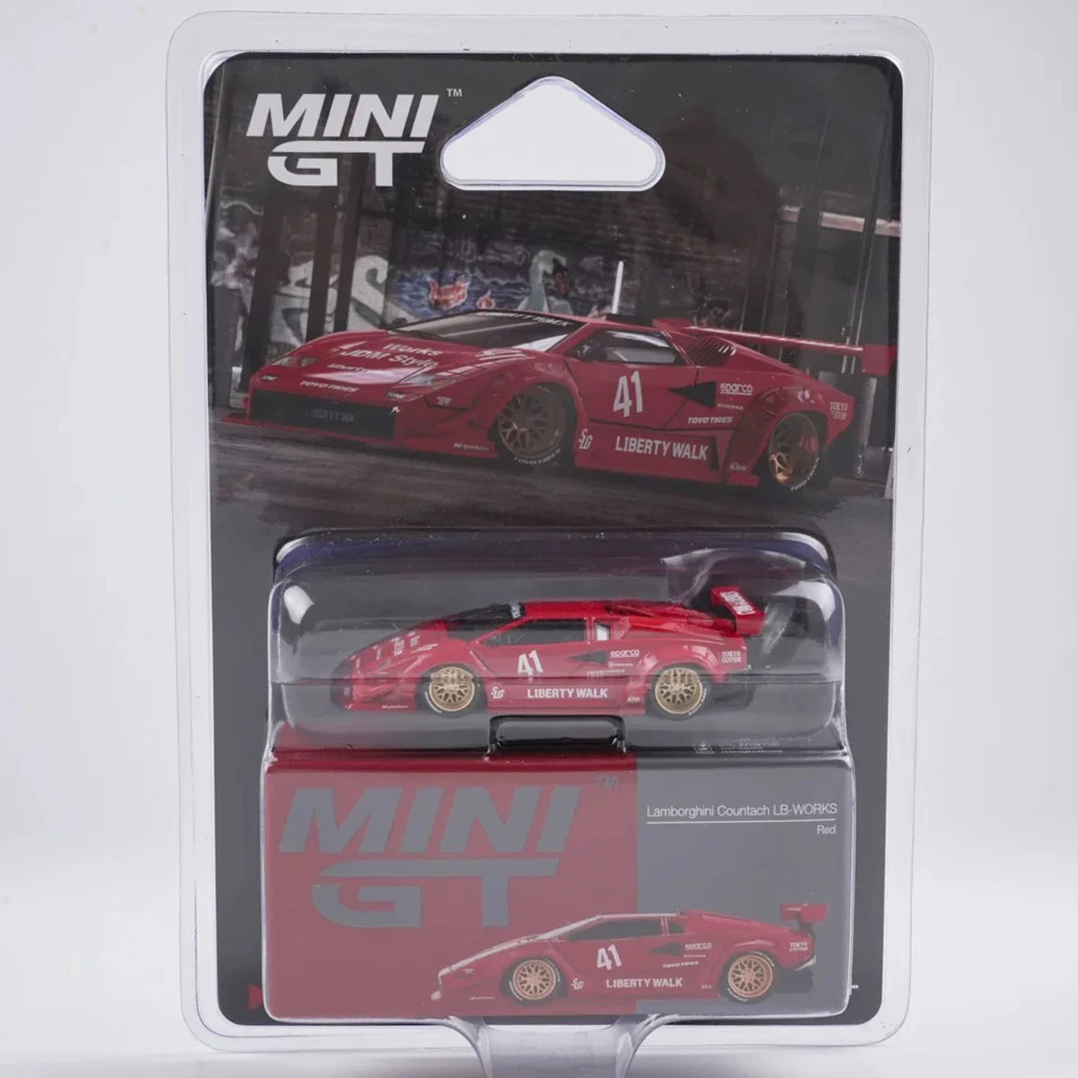 MINI GT Lamborghini Countach 25th Anniversary 1:64 Diecast