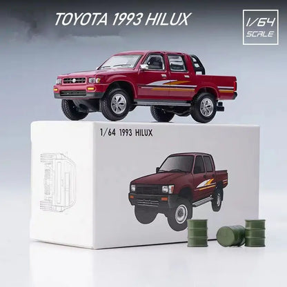 Toyota Hilux Pickup 1:64 Scale Diecast Model Car - Image 9