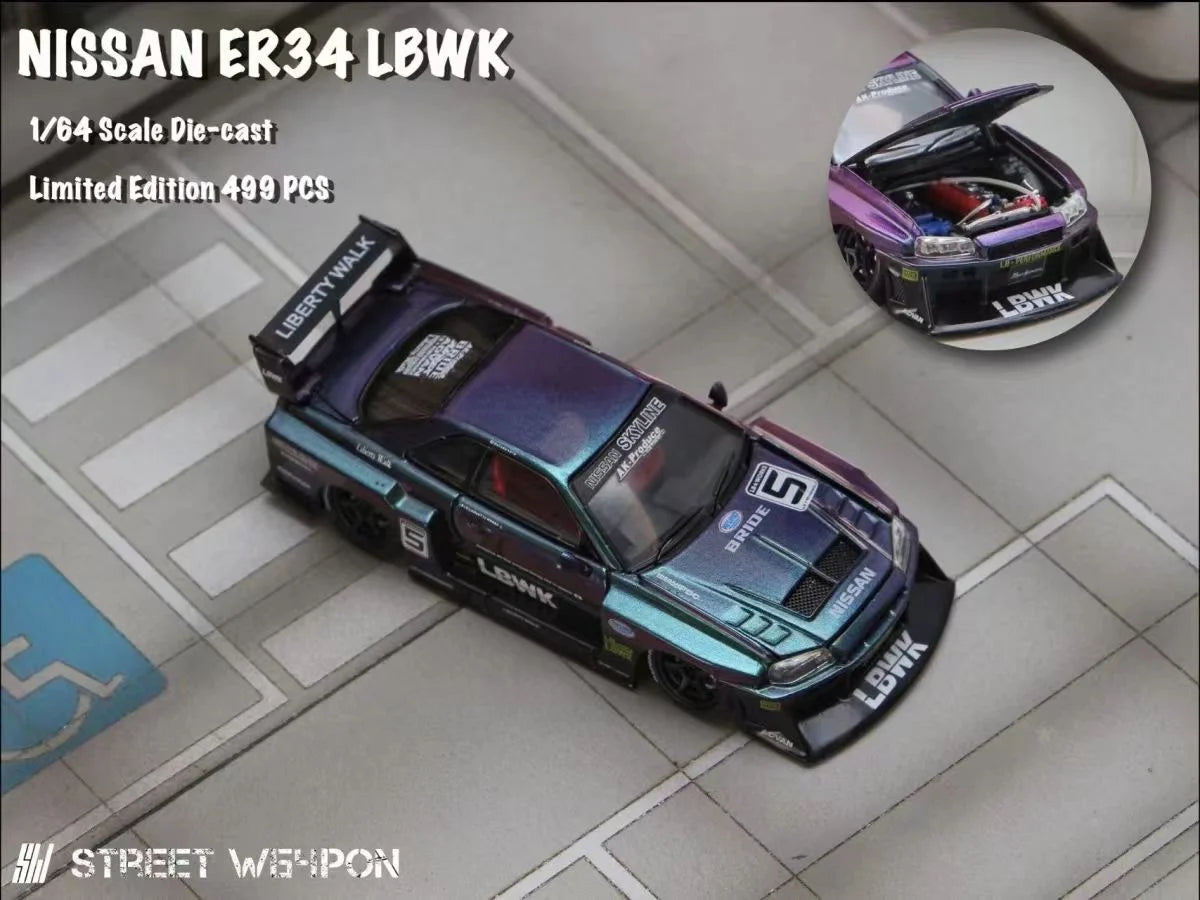 Street Sw Limited Edition 1 64 Er34 Open Lid Lb 1:64 Diecast