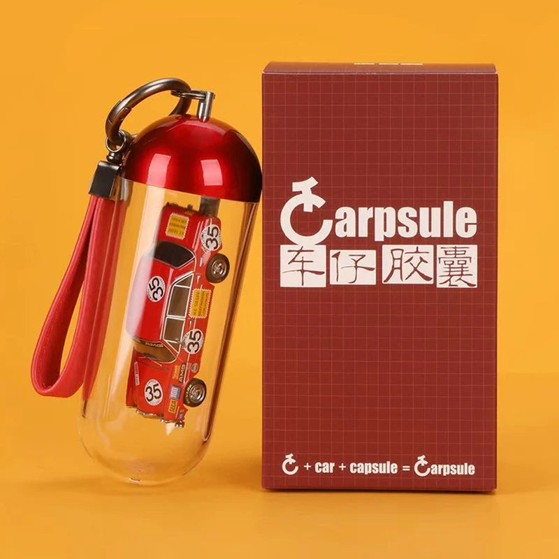 Turning Crush 1 64 Capsule Shape Keychain Bag Hangers Not 1:64 Diecast modelbil 1:64