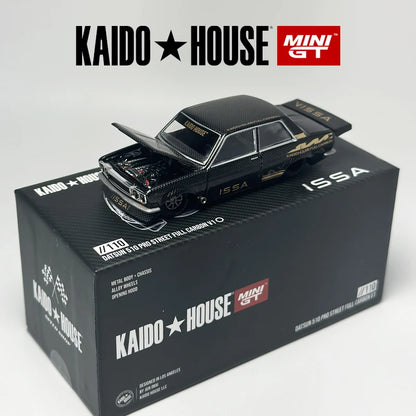 Kaido House MINI GT Datsun 510 Pro Street Full Carbon V1 1:64 Diecast
