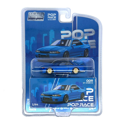 Pop Race 1 64 Clk GT-R D2 GT-R R32 Kpgc10 1:64 Diecast