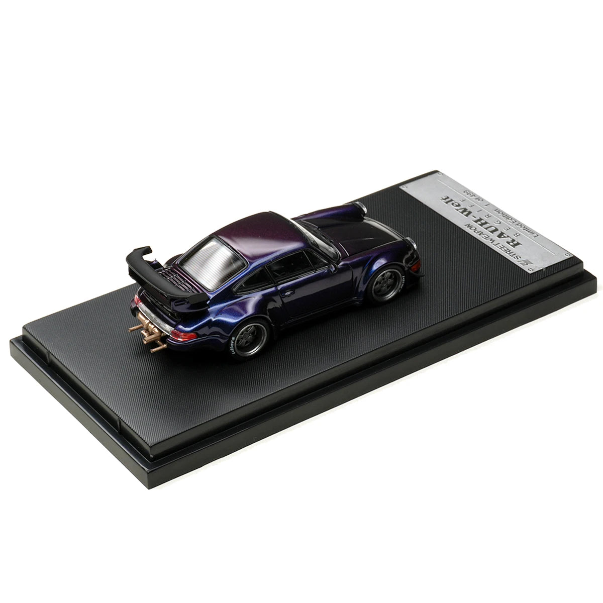 Porsche RWB 964 Matte Silver 1:64 Diecast