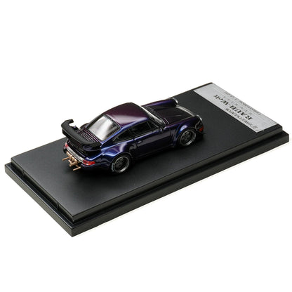 Porsche RWB 964 Matte Silver 1:64 Diecast