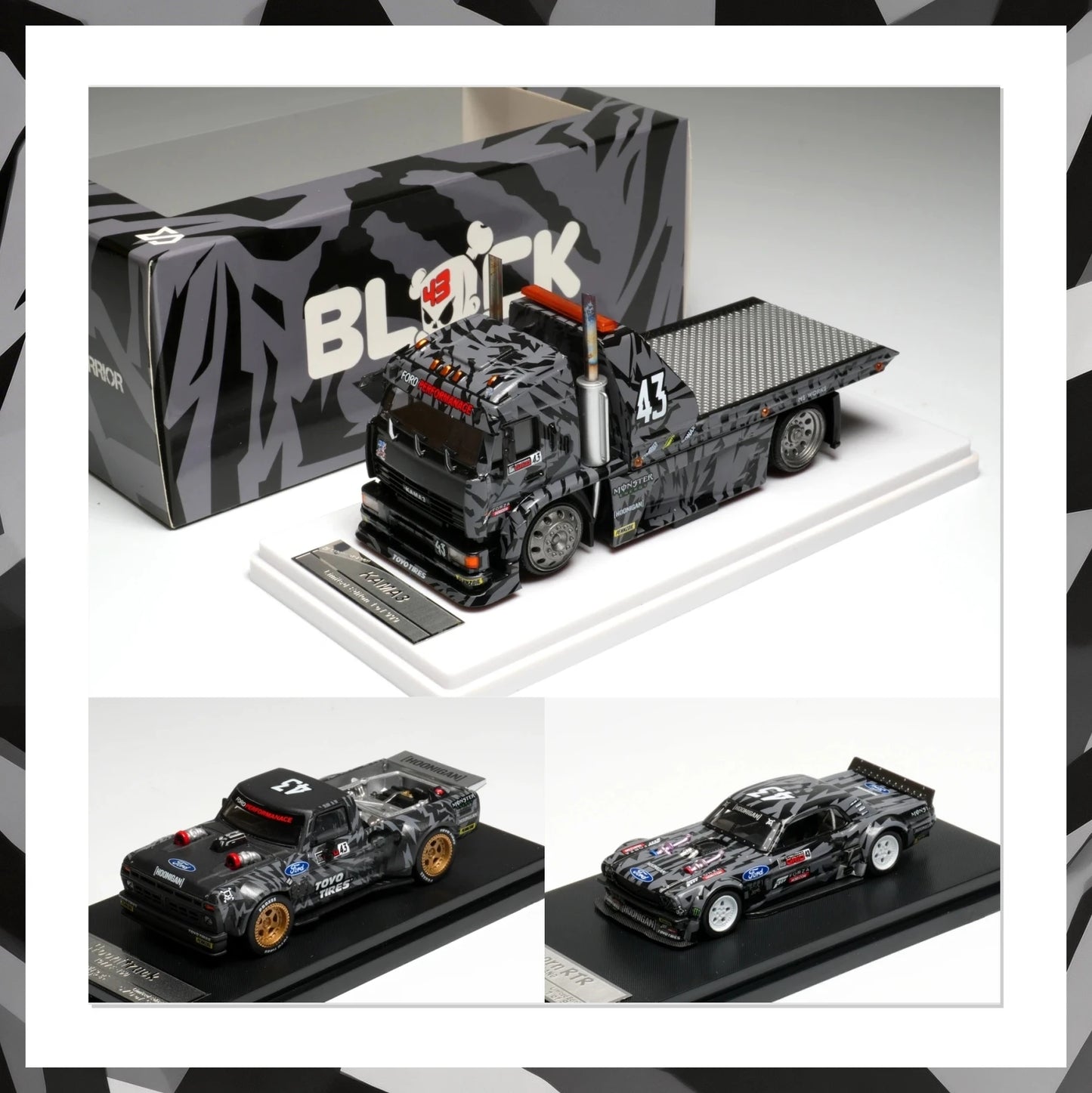 Ford SW Stock Hoonicorn RTR F150 1:64 Scale Diecast Model Car - Metal Toy Cars