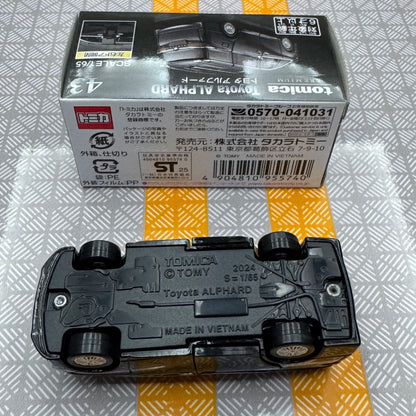 Toyota Takara Tomy Tomica 43 Alphard Pop 1:64 Scale Diecast Model Car - Image 5