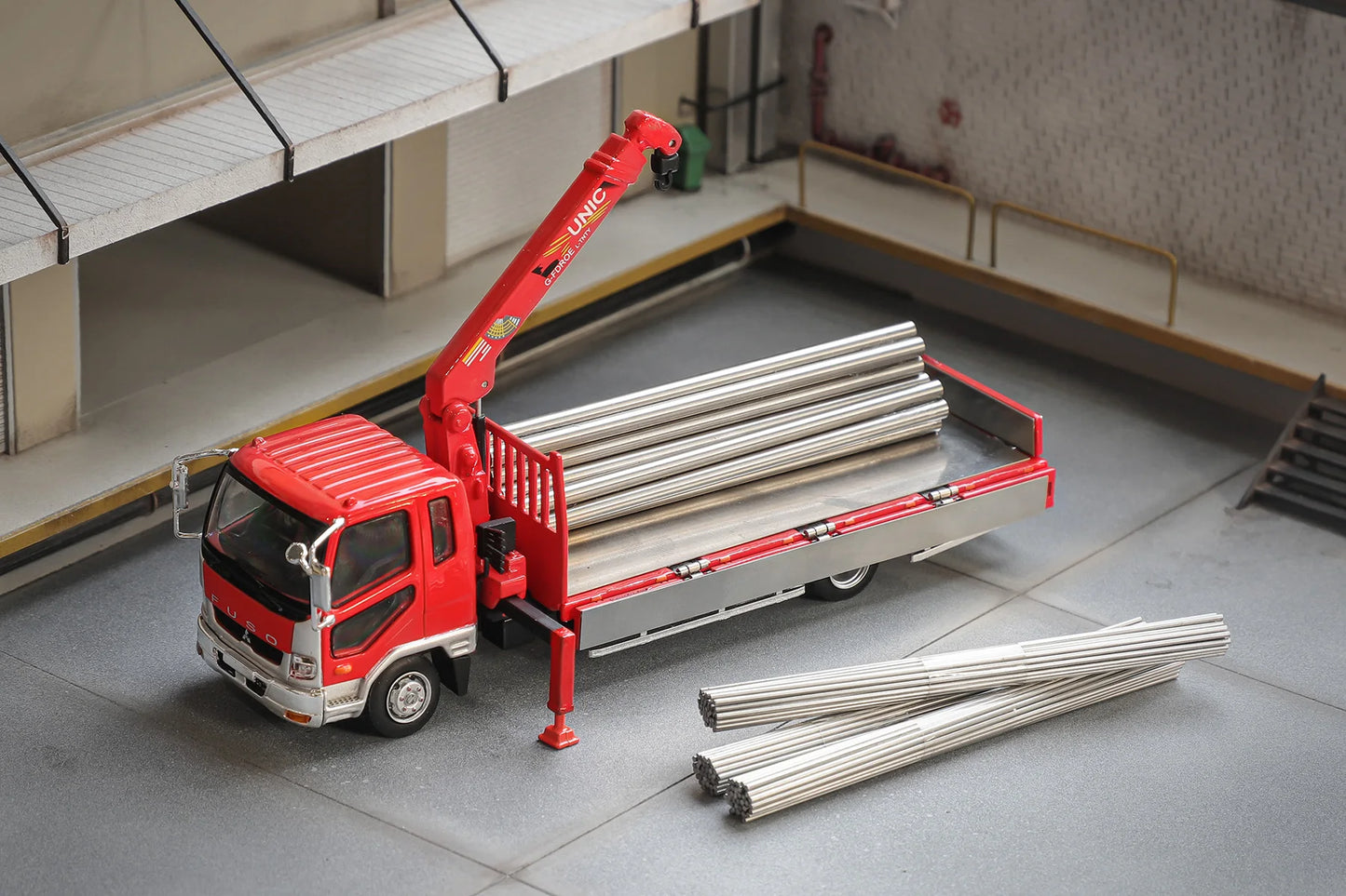 GCD Fighter Truck with Crane 1 64 486 1:64 Diecast