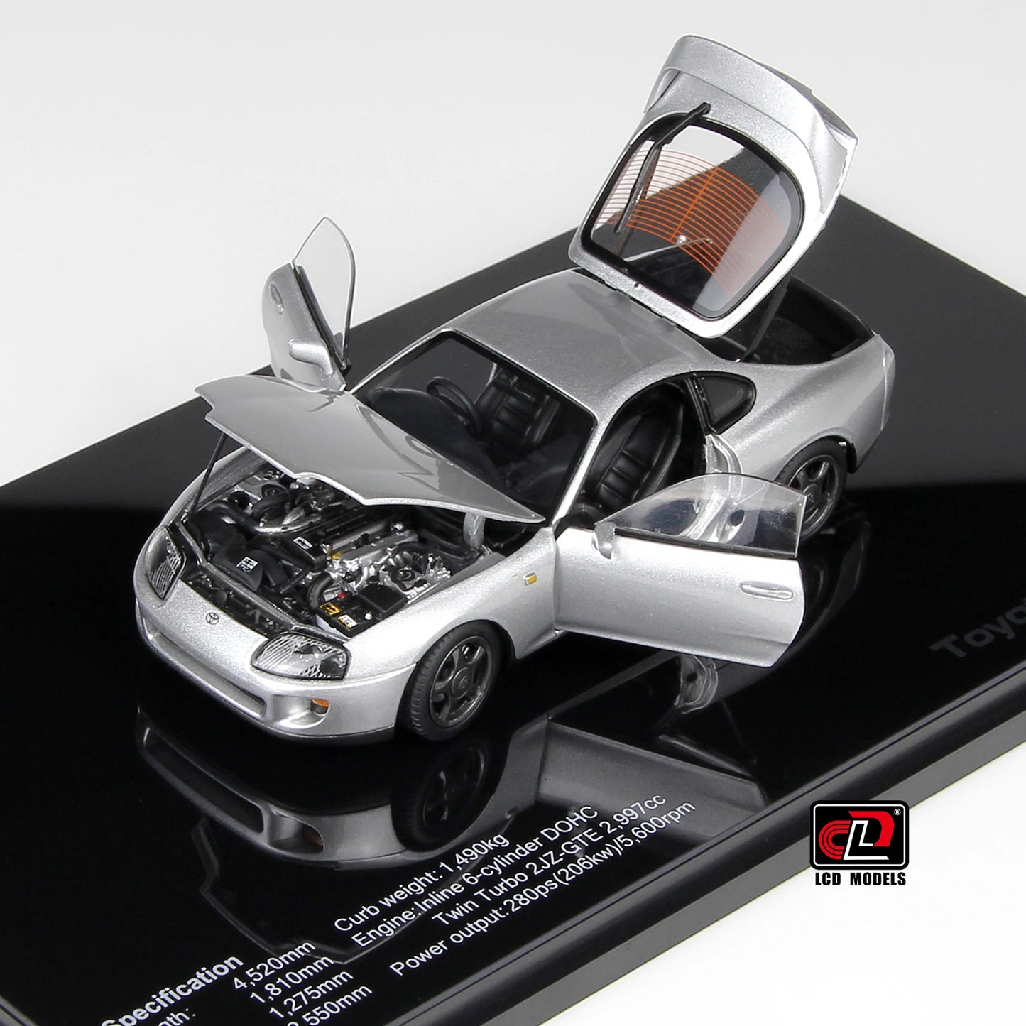 LCD Supra A80 Cld 1 43 1:43 Diecast