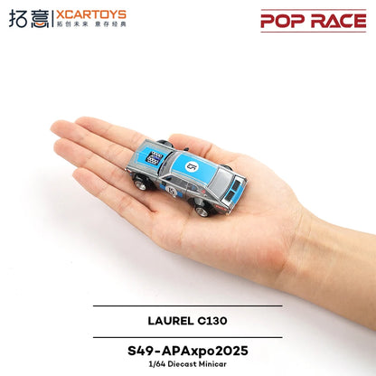 Pop Race XCARTOYS Laurel C130 1 64 Metal Plastic Parts S49 1:64 Diecast