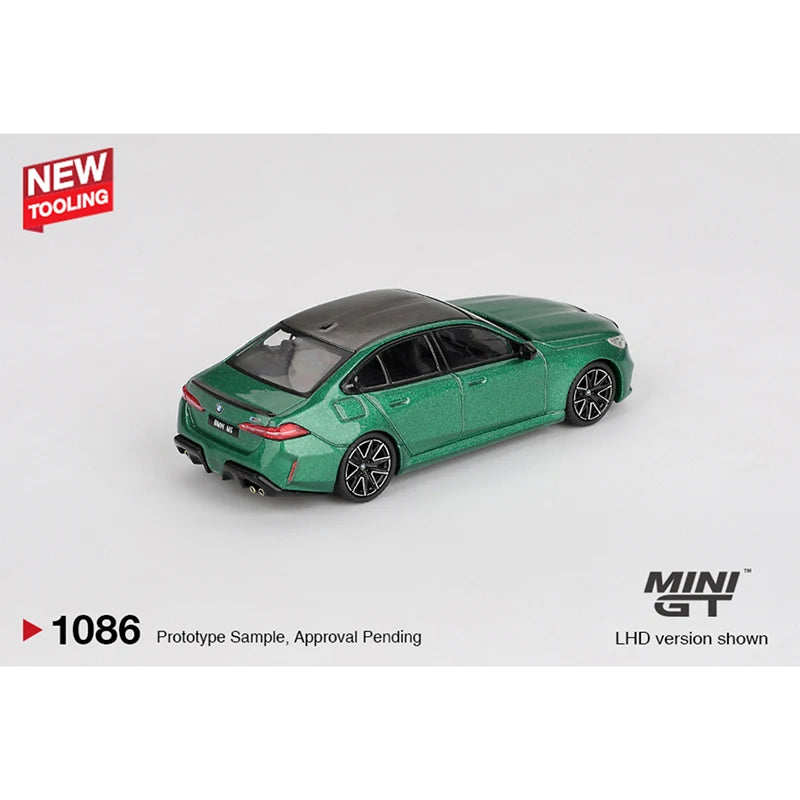 BMW MINIGT 1086 Stock M5 G90 1:64 Scale Diecast Model Car - Image 4