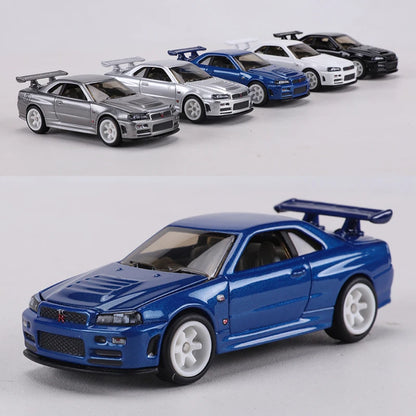 Zzc 1 64 GT-R R34 Die Cast Can Open the 1:64 Diecast modelbil 1:64