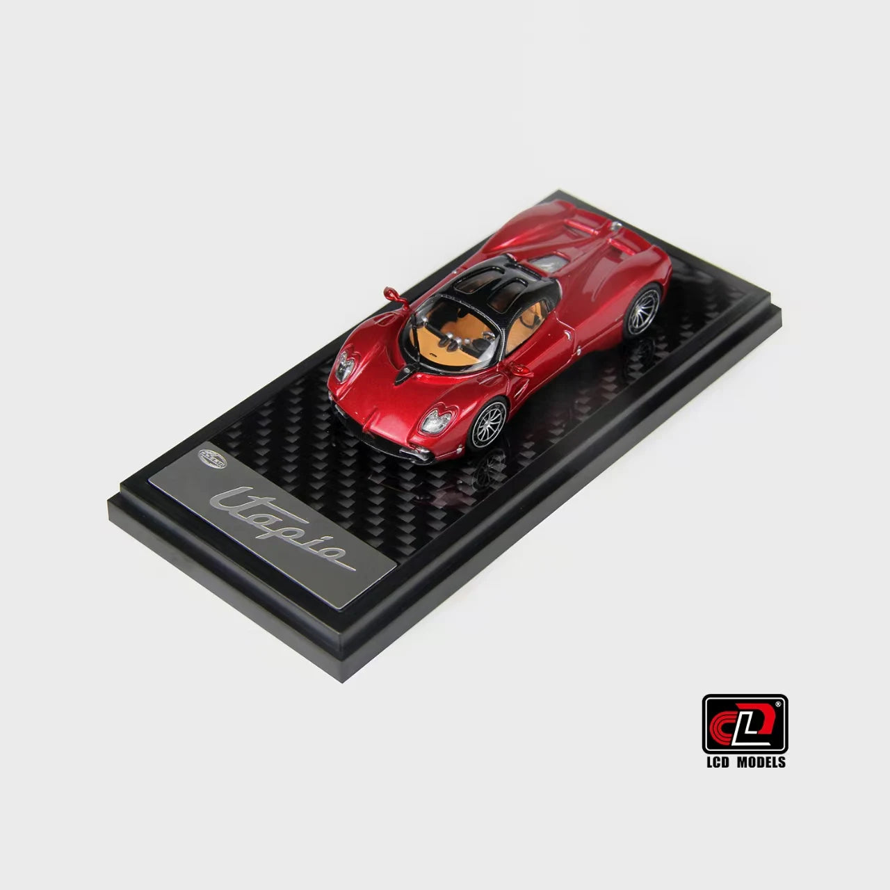 LCD Utopia White Black Red Yellow 1 64 1:64 Diecast