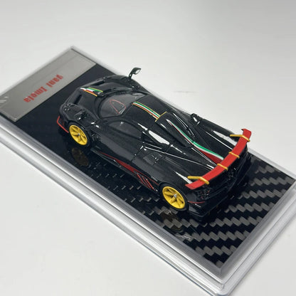 Hkm 1 64 Imola Silver Full Carbon Decoration 1:64 Diecast