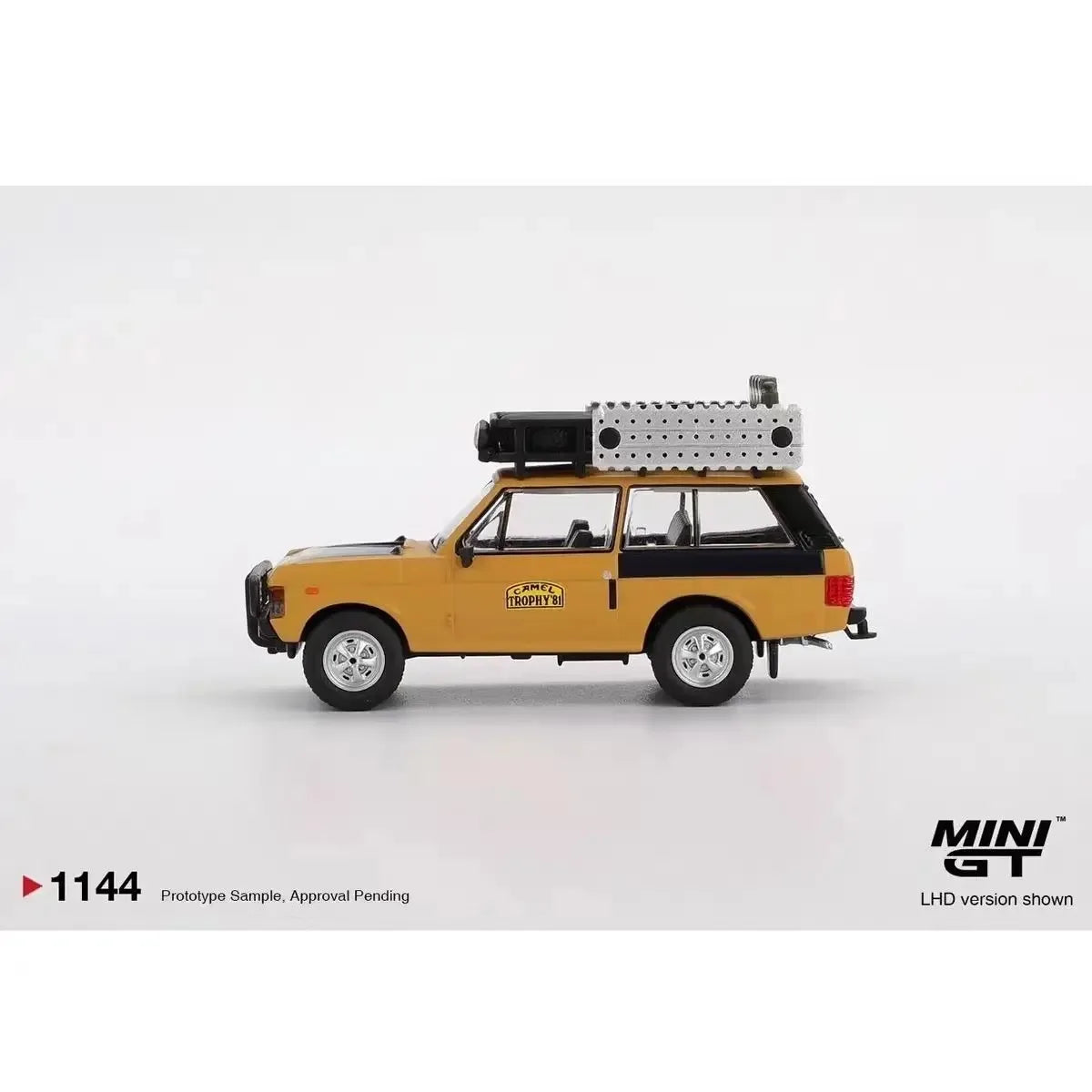MINI GT 1144 1 64 Range Rover 1981 Camel Cup Sumatra 1:64 Diecast