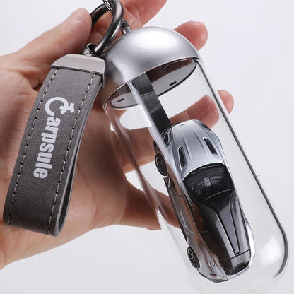 Turning Crush 1 64 Capsule Shape Keychain Bag Hangers Not 1:64 Diecast modelbil 1:64