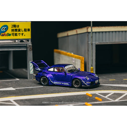 Tarmac Works Porsche TW RWB 993 ARMY GIRL 1:64 Diecast