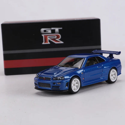Zzc 1 64 GT-R R34 Die Cast Can Open the 1:64 Diecast modelbil 1:64