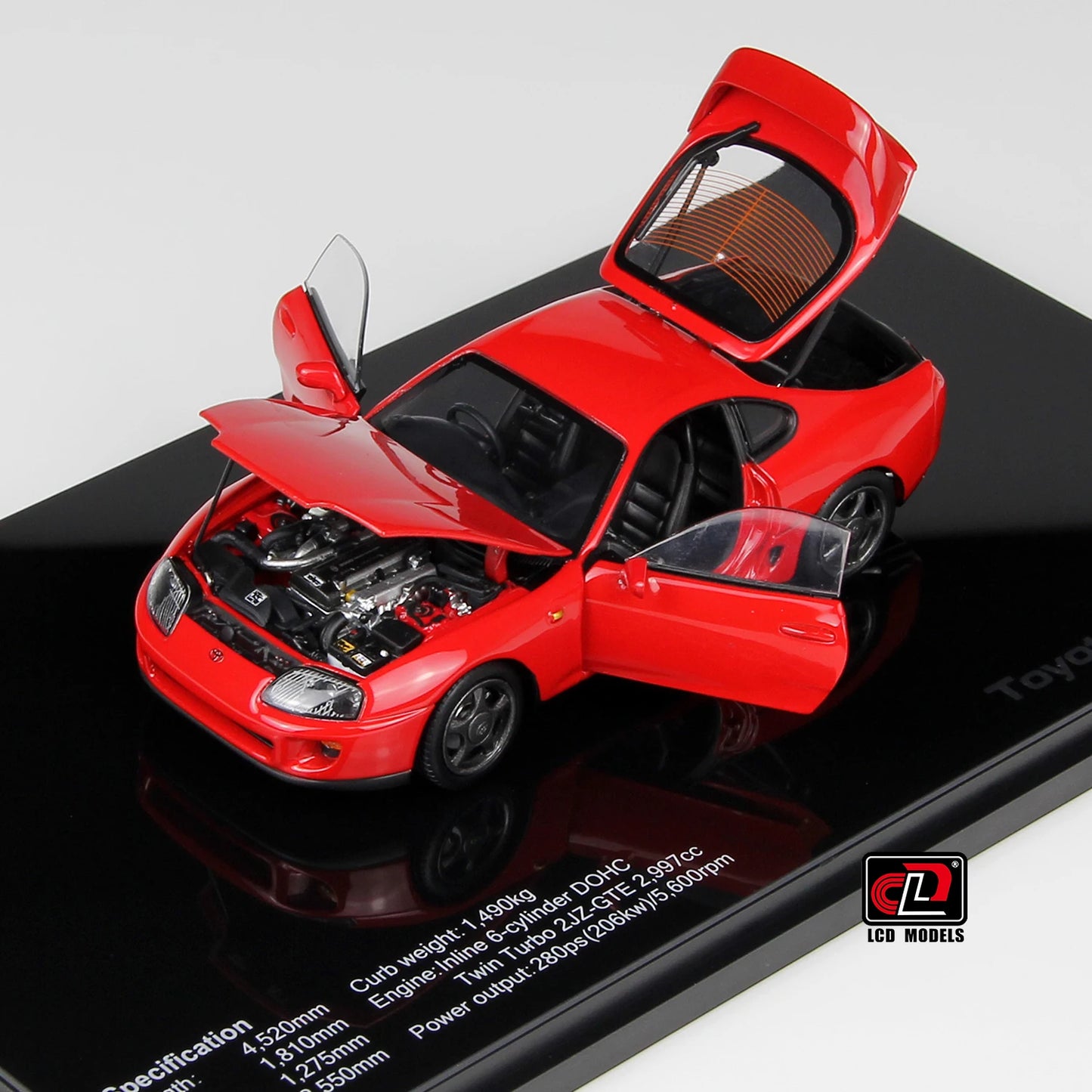 LCD Supra A80 Cld 1 43 1:43 Diecast