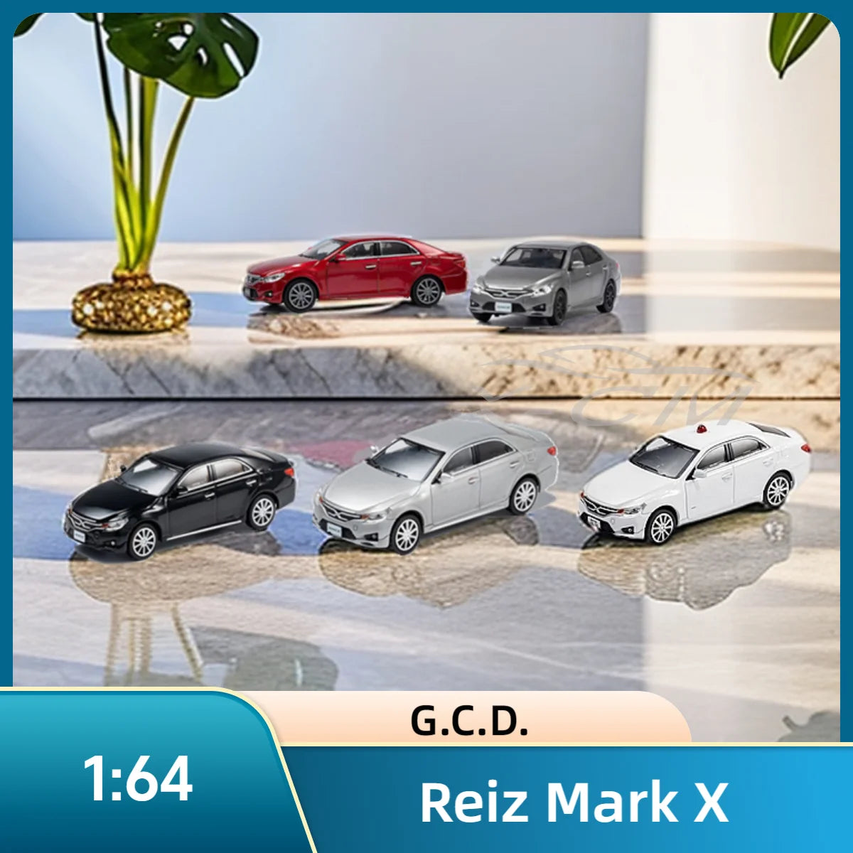 G.C.D. Reiz Mark X LHD/RHD modelbil 1:64