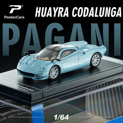 PosterCars Koenigsegg / Pagani / McLaren Supercars 1:64 Diecast