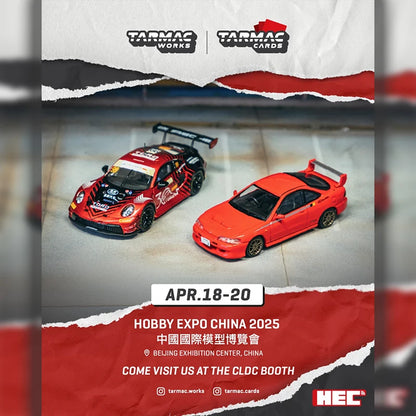 Tarmac Works Porsche HEC 2025 911 GT3 R Macau GT Cup modelbil 1:64