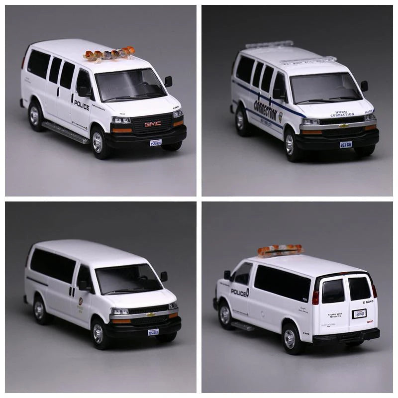 GMC 596 Express VAN 1:64 Scale Diecast Model Car - Metal Toy Cars