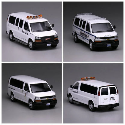 GMC 596 Express VAN 1:64 Scale Diecast Model Car - Metal Toy Cars