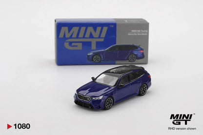 MINI GT BMW M5 Touring G99 Marina Bay Blue 1:64 Diecast