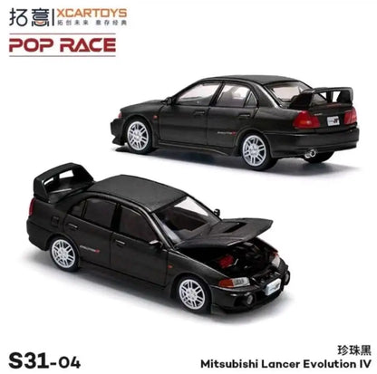 XCARTOYS Pop Race Lancer Evolution Iv Evo 1 64 Metal Plastic 1:64 Diecast