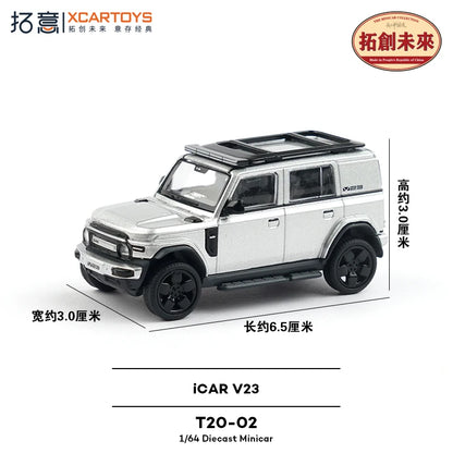 XCARTOYS Icar V23 1 64 Metal Plastic Parts T20 01 1:64 Diecast